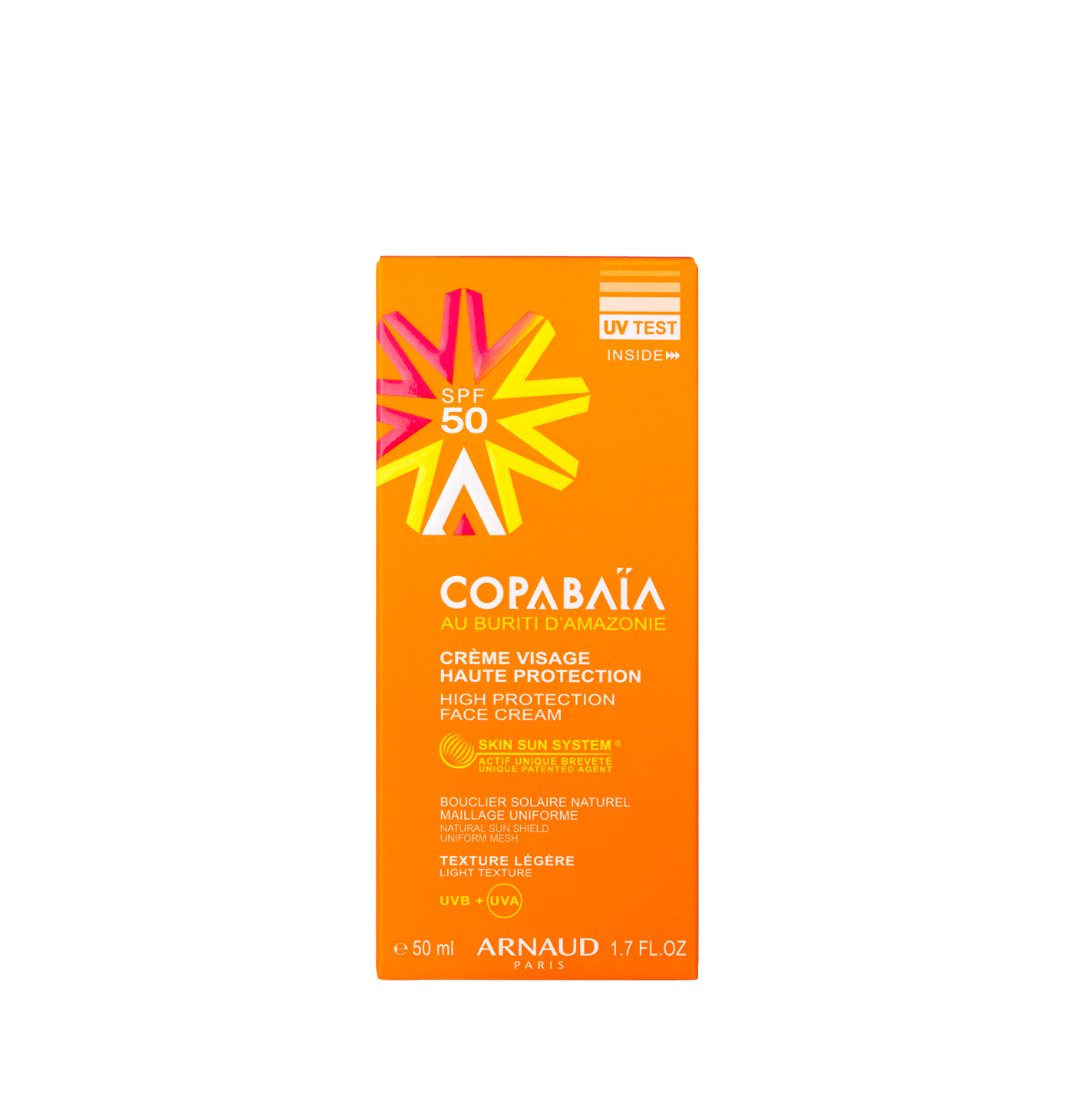 Crema facial alta protección SPF50