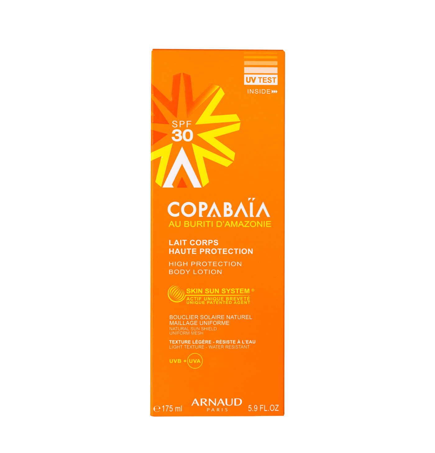 Loción corporal alta protección SPF30